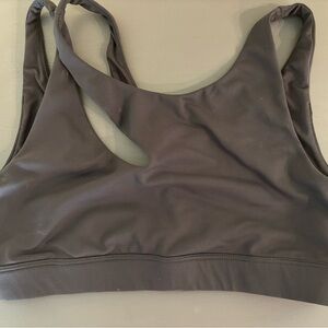 Alo exercise top dark grey, worn  a couple of times. Medium